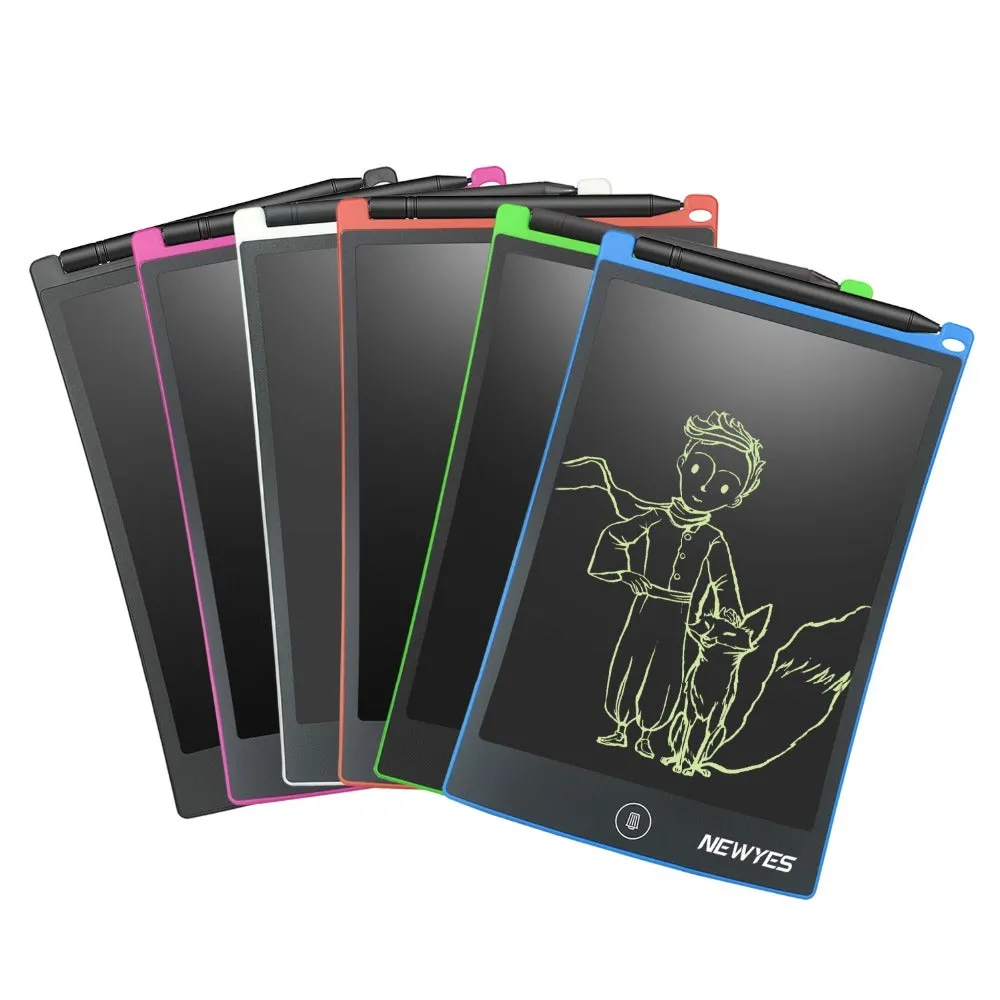 8.5 inch black LCD writing tablet H8S with flexible display and one-key clear button