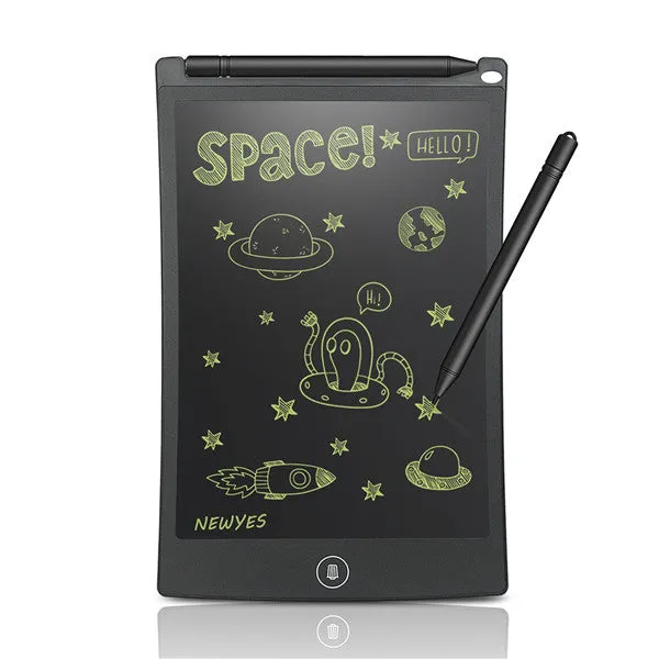 8.5 inch black LCD writing tablet H8S with flexible display and one-key clear button