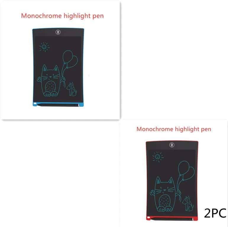 8.5 inch black LCD writing tablet H8S with flexible display and one-key clear button