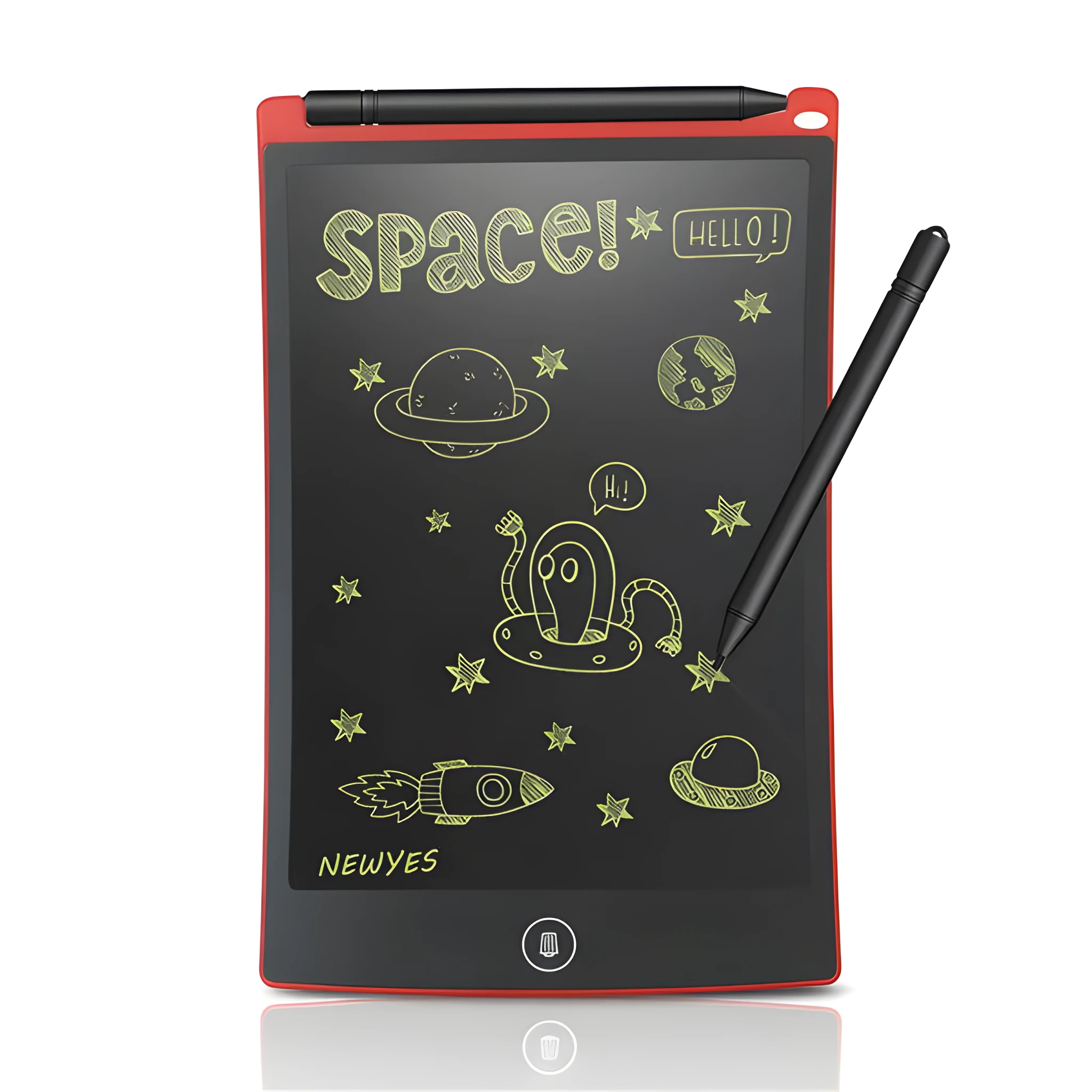 8.5 inch black LCD writing tablet H8S with flexible display and one-key clear button