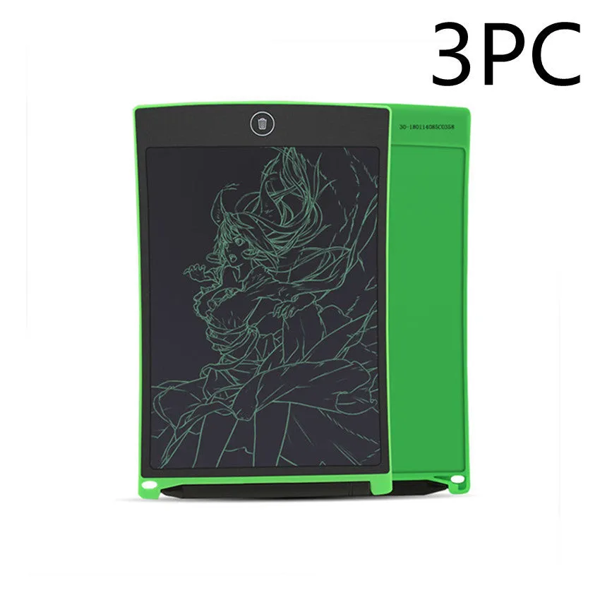 8.5 inch black LCD writing tablet H8S with flexible display and one-key clear button