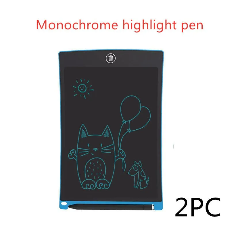 8.5 inch black LCD writing tablet H8S with flexible display and one-key clear button