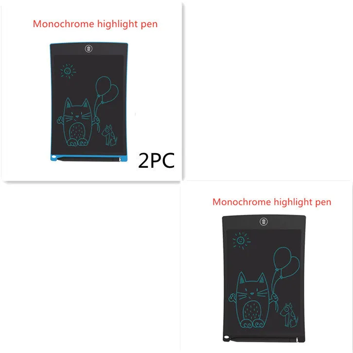 8.5 inch black LCD writing tablet H8S with flexible display and one-key clear button