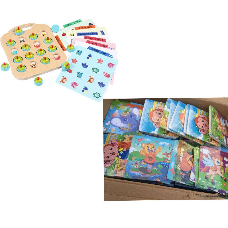 Children's interactive board games chess set for early education and intellectual play in multiple styles