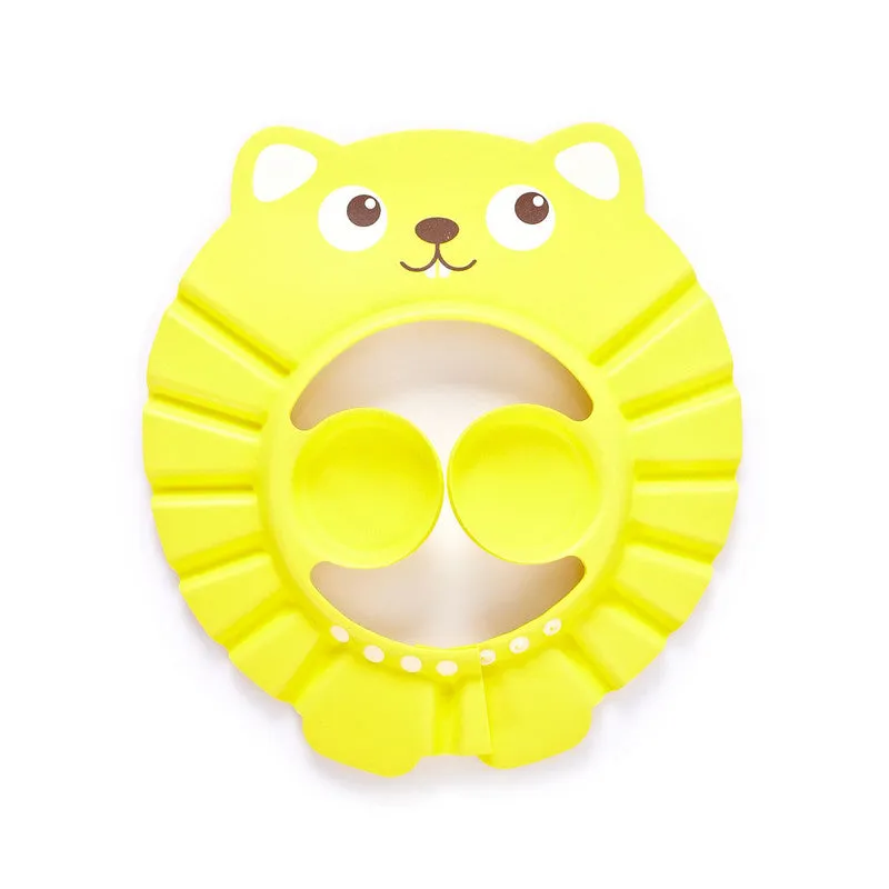 Baby shampoo cap in EVA material with adjustable button, suitable for head size over 40 cm