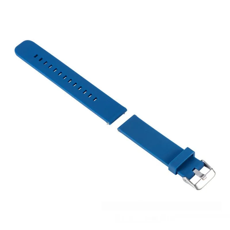 Silicone sports watch strap for Garmin Forerunner 245 in multiple solid colours