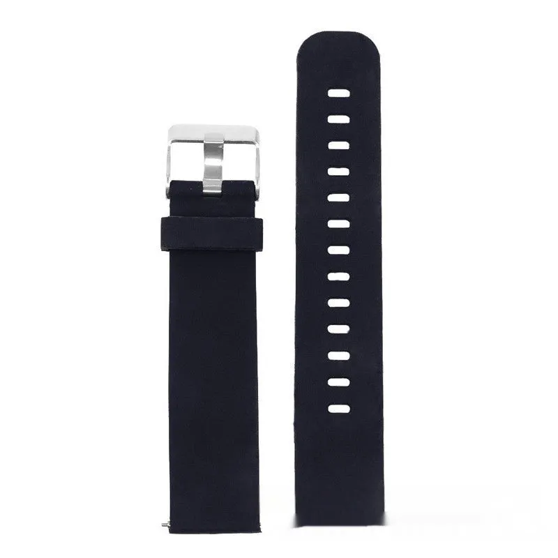 Silicone sports watch strap for Garmin Forerunner 245 in multiple solid colours