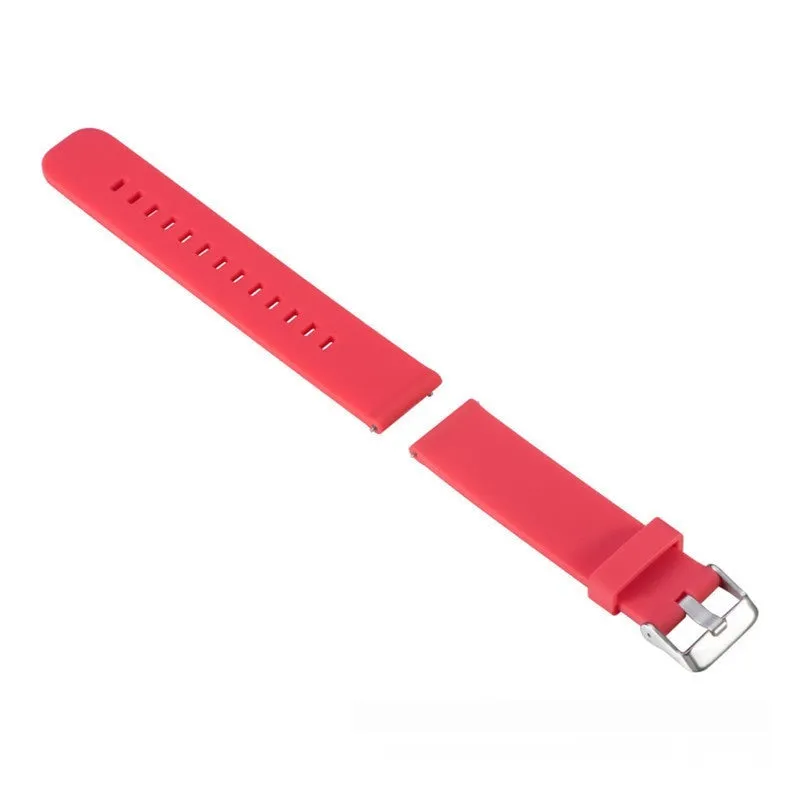Silicone sports watch strap for Garmin Forerunner 245 in multiple solid colours
