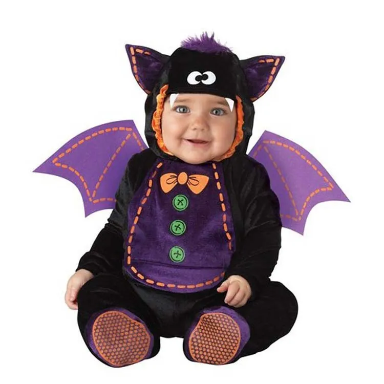 Unisex baby dress one piece long sleeve polyester Christmas Halloween toddler 80cm 90cm 95cm 100cm