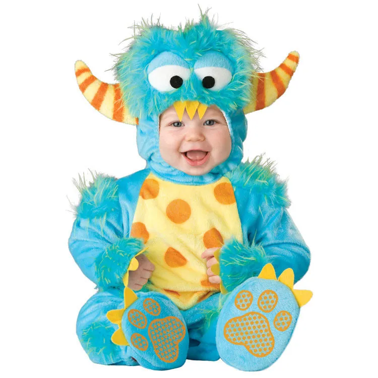 Unisex baby dress one piece long sleeve polyester Christmas Halloween toddler 80cm 90cm 95cm 100cm