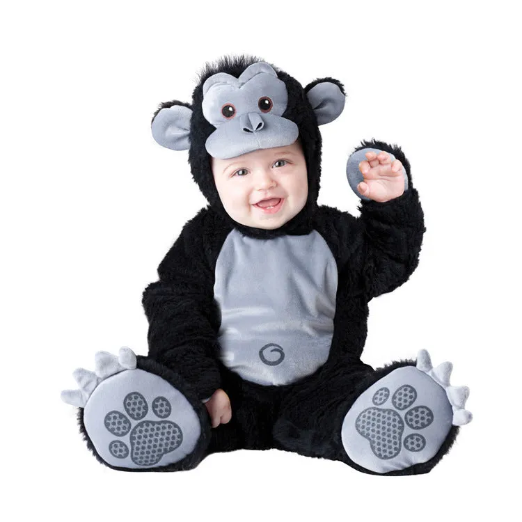 Unisex baby dress one piece long sleeve polyester Christmas Halloween toddler 80cm 90cm 95cm 100cm
