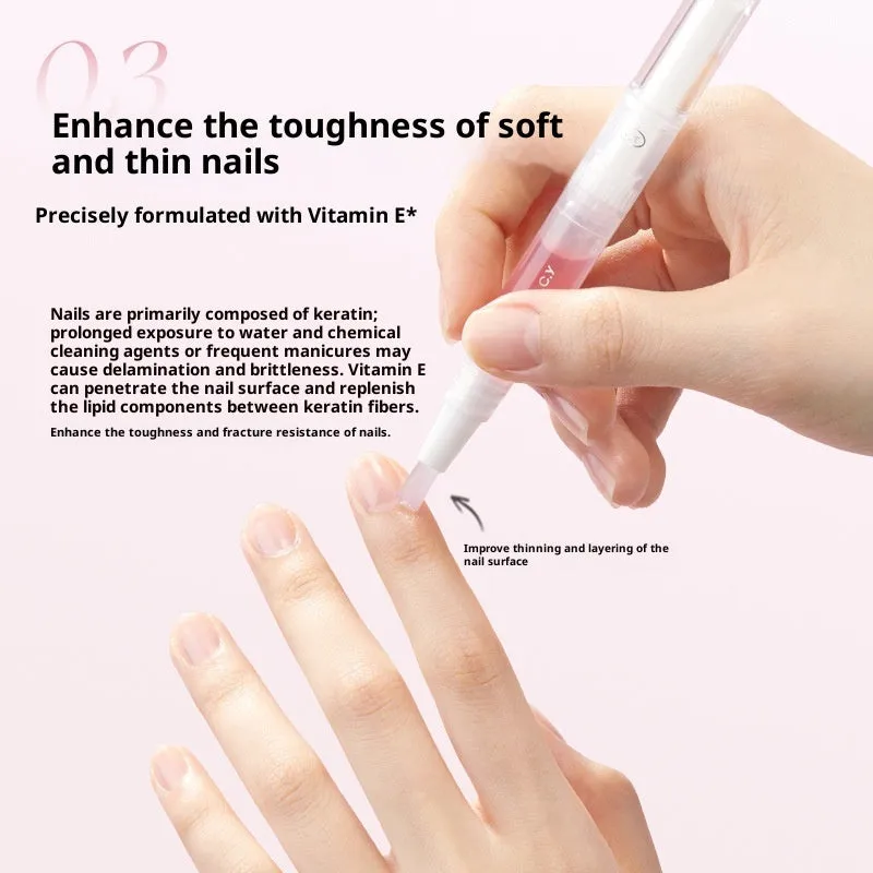 M'AYCREATE Nail Nutrition Oil Armor 2ml plastic bottle for anti-agnail and peeling edge care with five fragrance options
