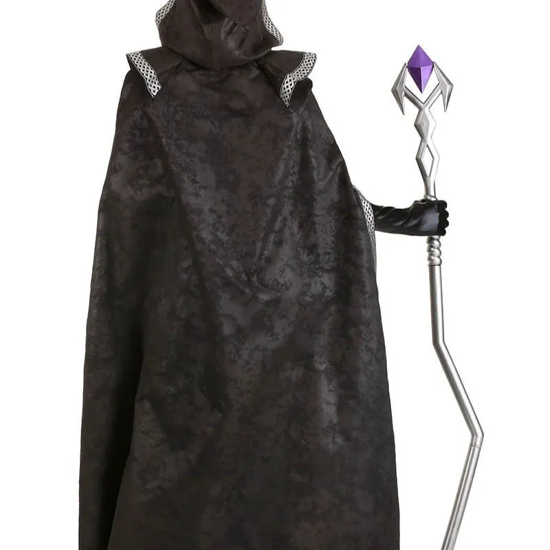 Sleeping Spell women's role-playing costume set with spandex gloves, cloak, and skirt in three sizes
