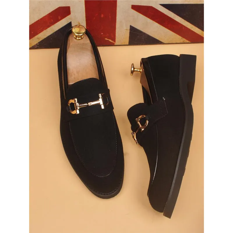 Men's black pointed toe casual leather shoes with low-top design and lace-up closure