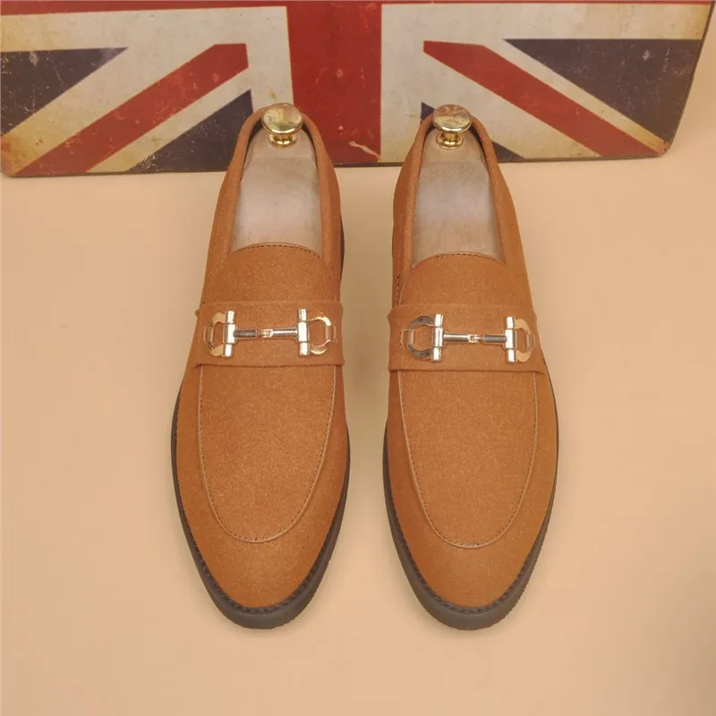 Men's black pointed toe casual leather shoes with low-top design and lace-up closure