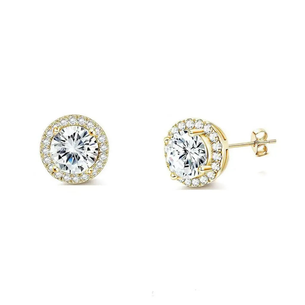 Real gold stainless steel geometric U-shape earring 8mm single stud in multiple colour options black gold rose gold steel colour unisex