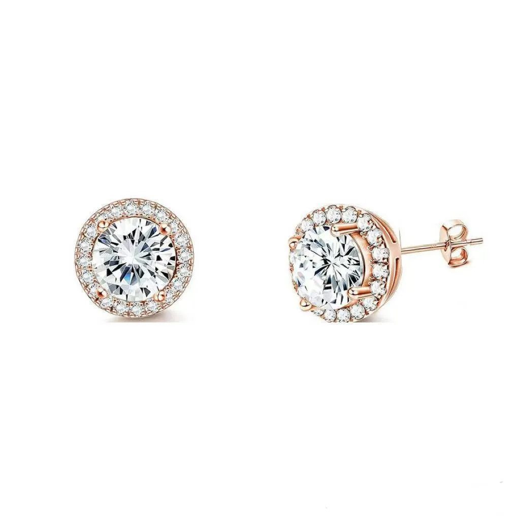 Real gold stainless steel geometric U-shape earring 8mm single stud in multiple colour options black gold rose gold steel colour unisex