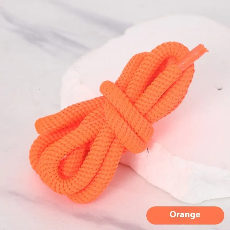 Round 1.0cm wide shoelace replacement cord in multiple colour options on a white background.