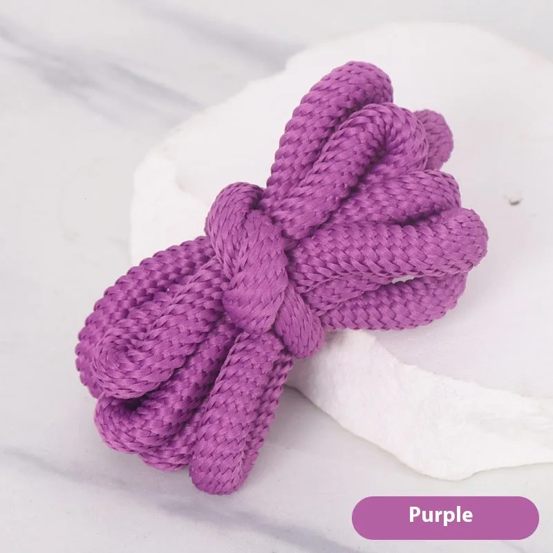 Round 1.0cm wide shoelace replacement cord in multiple colour options on a white background.