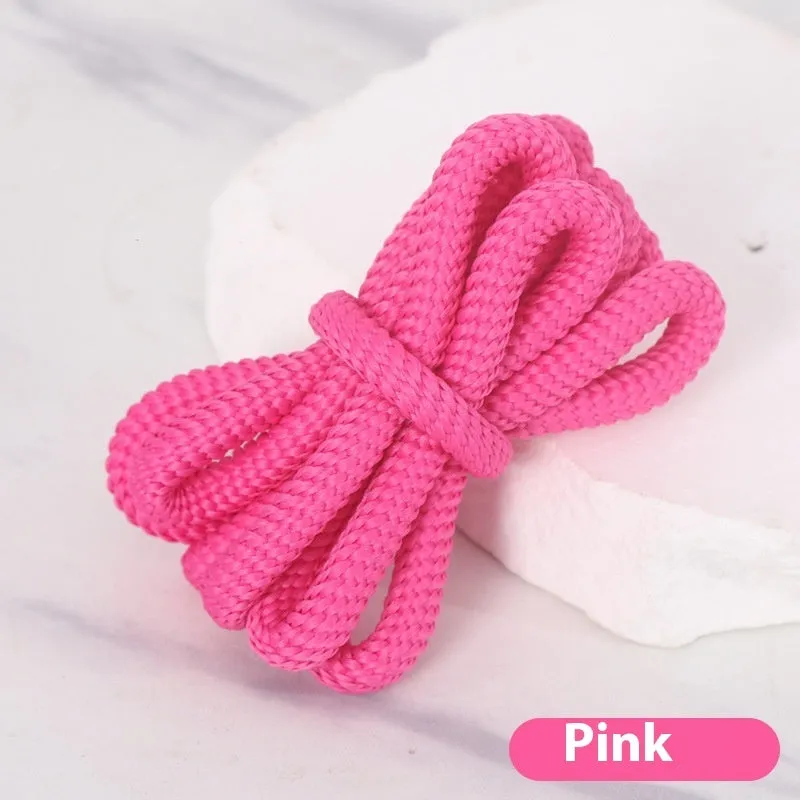Round 1.0cm wide shoelace replacement cord in multiple colour options on a white background.