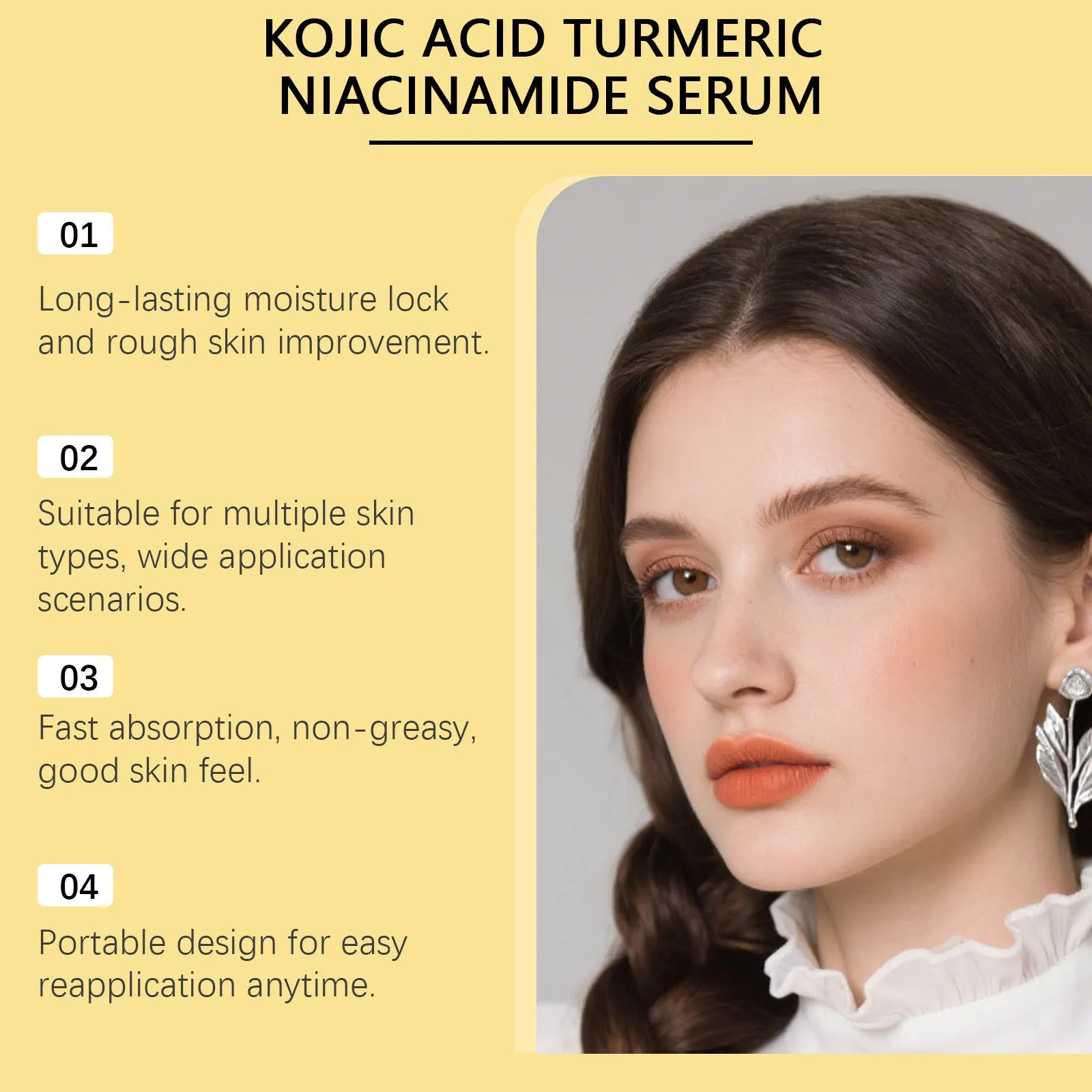 30ml bottle of skin moisturising lotion for face, packing size 3.3x3.3x8.6cm
