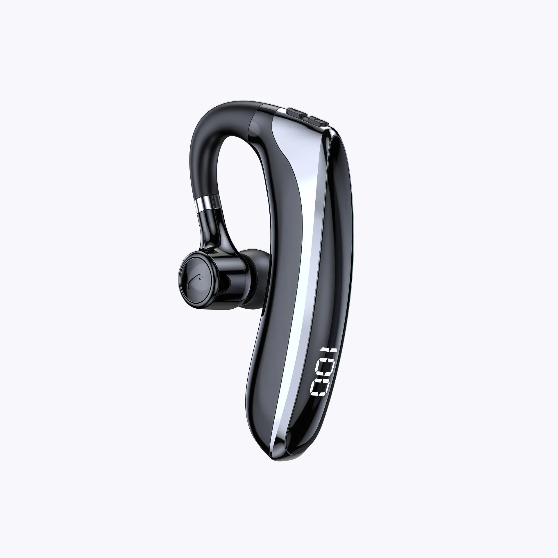 Bone conduction sports Bluetooth headset in ear hook style with digital display