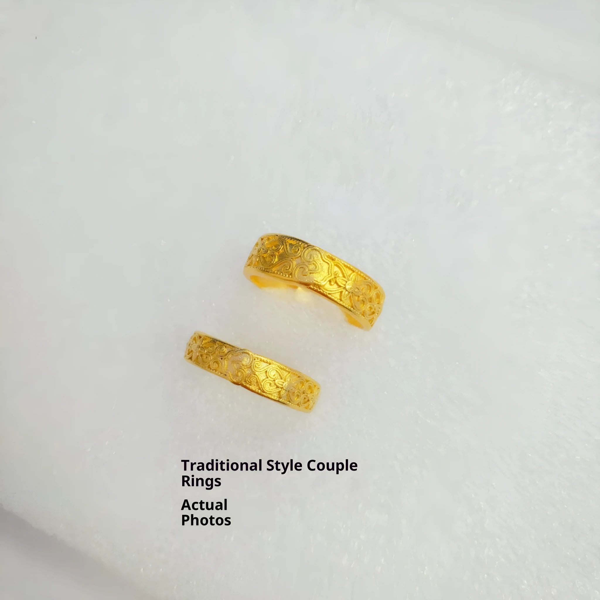 Brass Chinese lotus Double Double Happy couple ring with adjustable opening in ancient couple style for men and women
