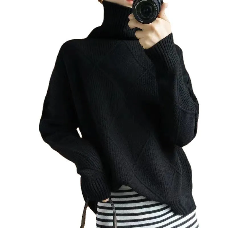 Long-sleeved knitwear top with plain weave and collage splicing, one size, beige colour