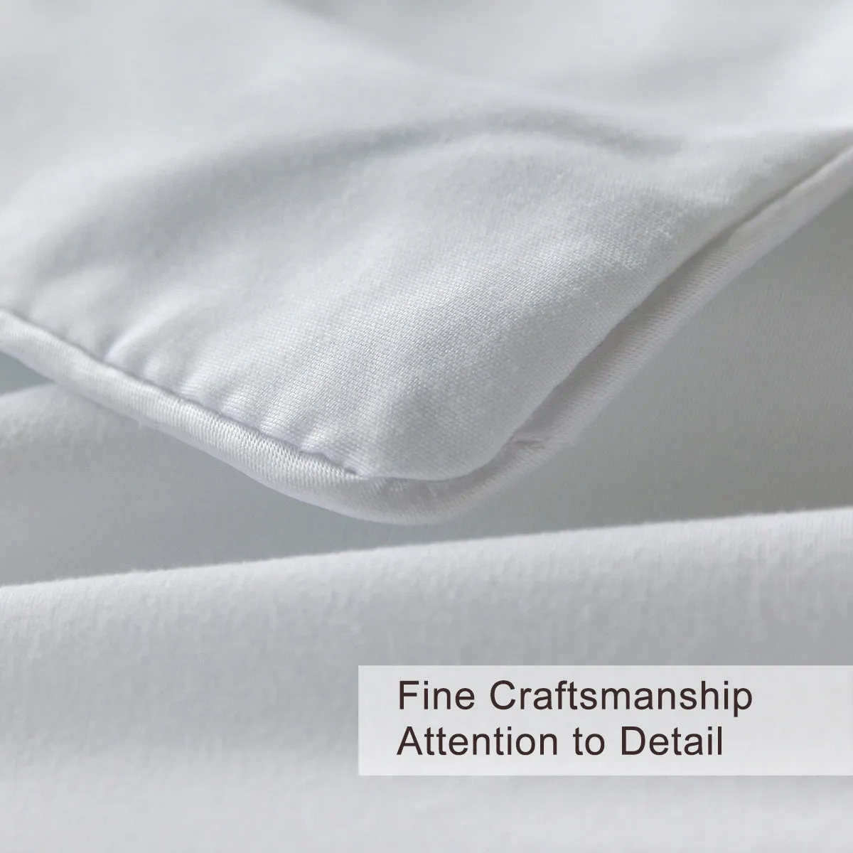 Brown 3D printed wolf pack duvet set with two pillow shams on a bed