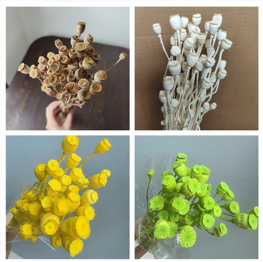 Dried flower Yu Meiren fruit DIY material bundle in multiple colours for corsage and headdress making
