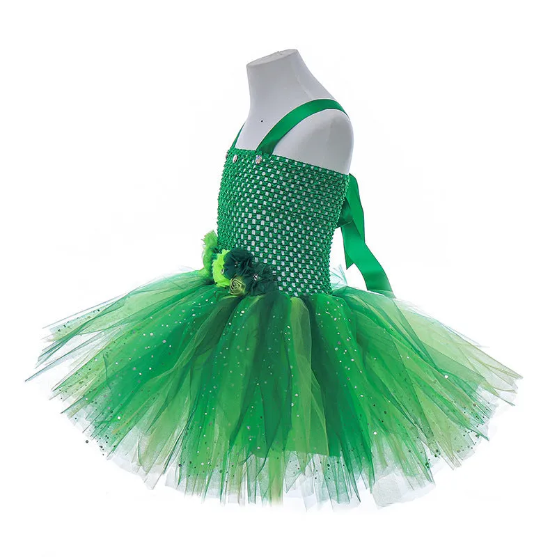 Cute sequined Western elf princess Christmas performance dress with pleated skirt in multiple sizes
