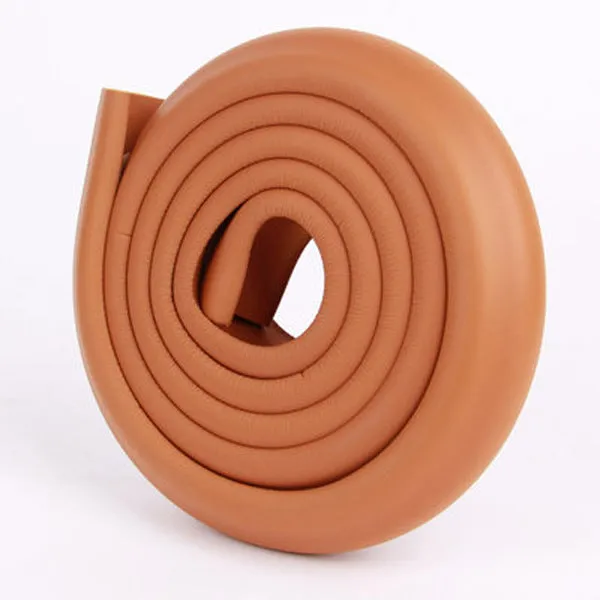Anti-collision corner protector strip for baby safety, 2m length, 8cm width, colour beige