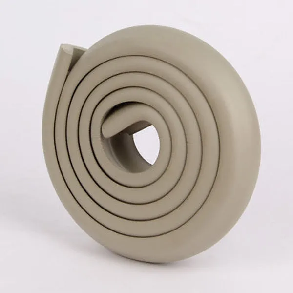 Anti-collision corner protector strip for baby safety, 2m length, 8cm width, colour beige