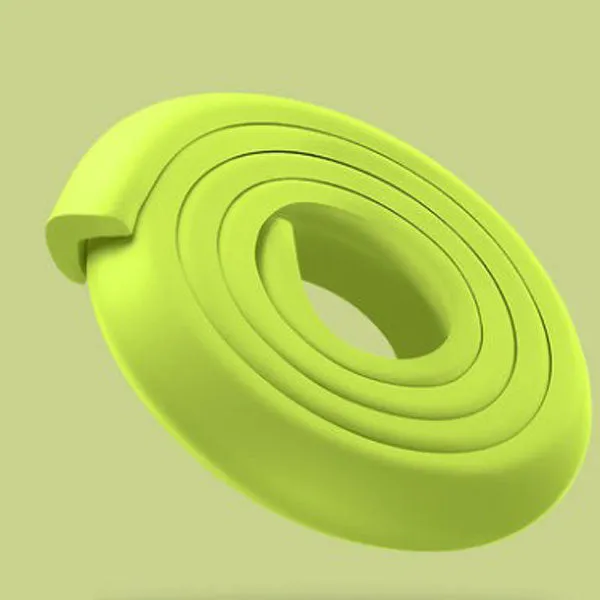 Anti-collision corner protector strip for baby safety, 2m length, 8cm width, colour beige