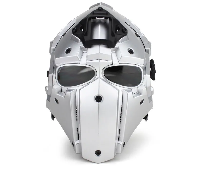 Ronin Tactical Helmet in polymer with adjustable straps and EVA pad, shown in black