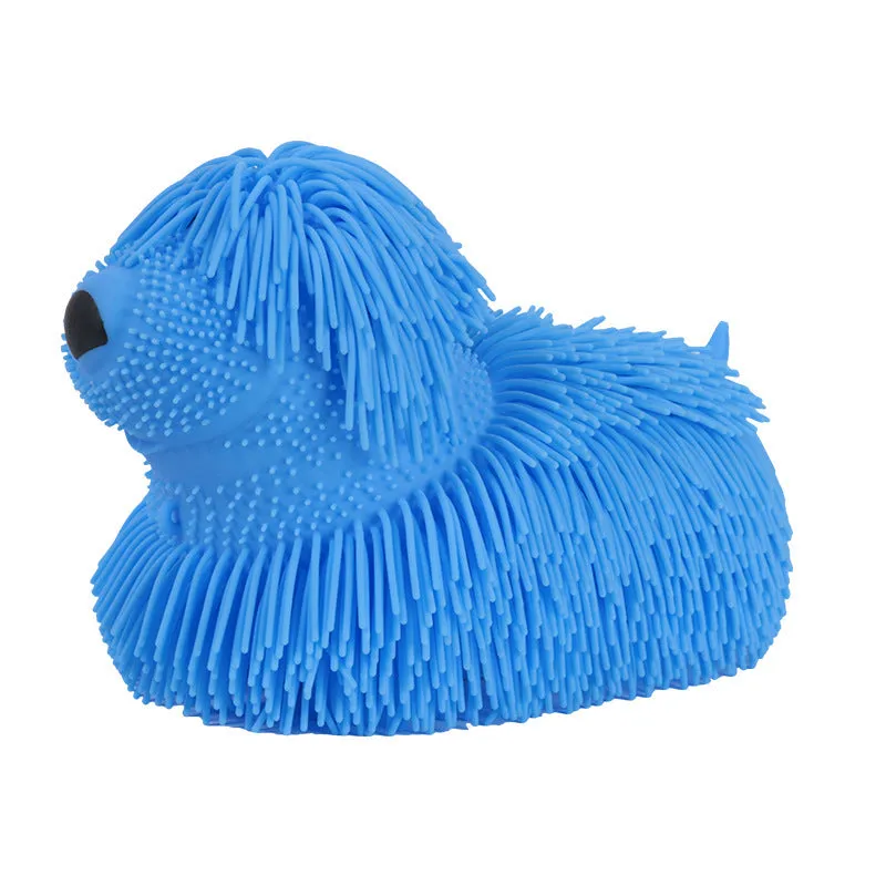 Dog squeezing toy decompression ball in TPR, 23x13.3cm, multi-colour options for children aged 4-6