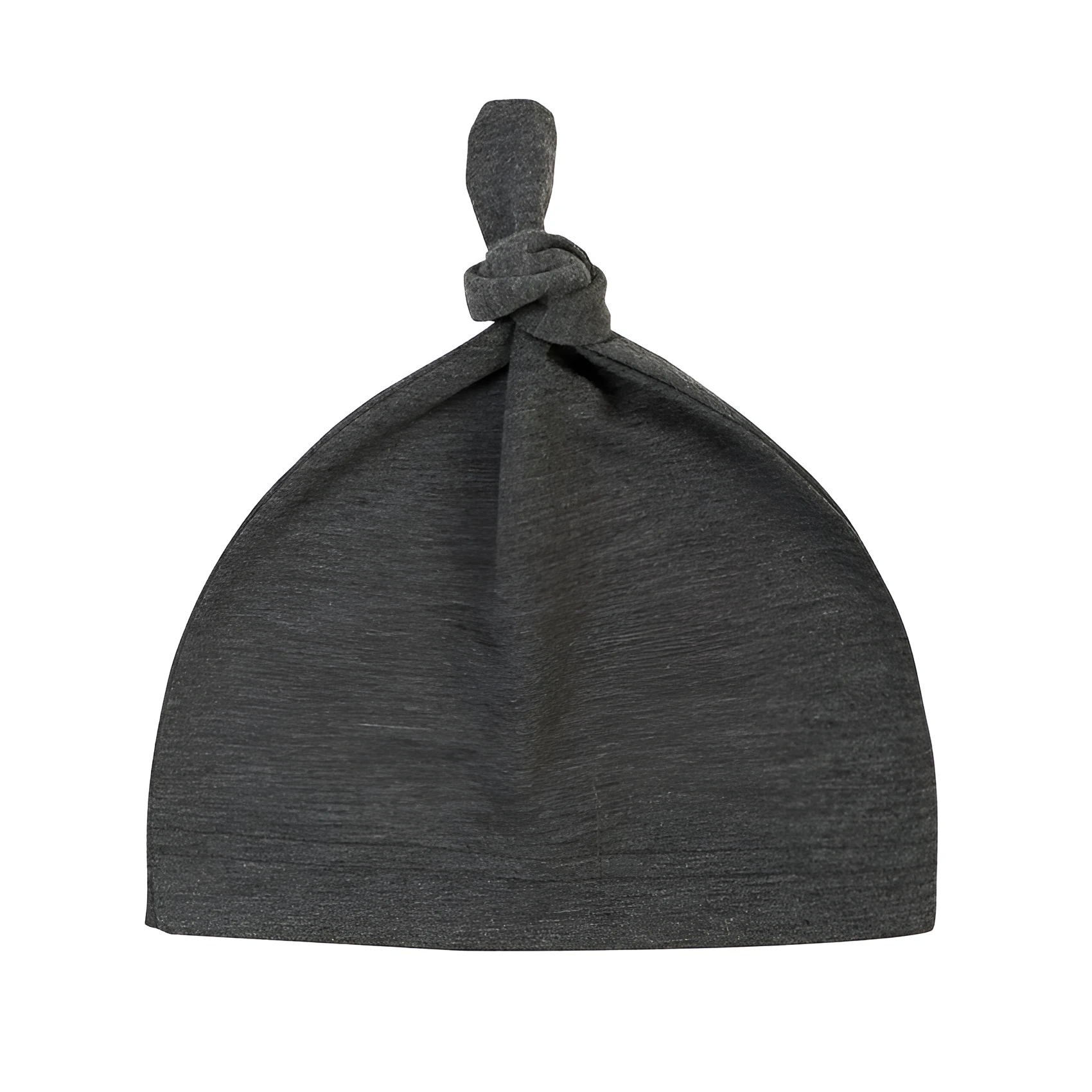 Newborn knot cap solid colour cotton hat for infants uniform size on baby