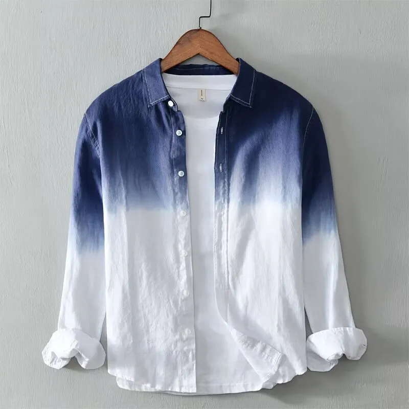 Loose fit slim style top coat for teenagers in hemp blend polyester fabric