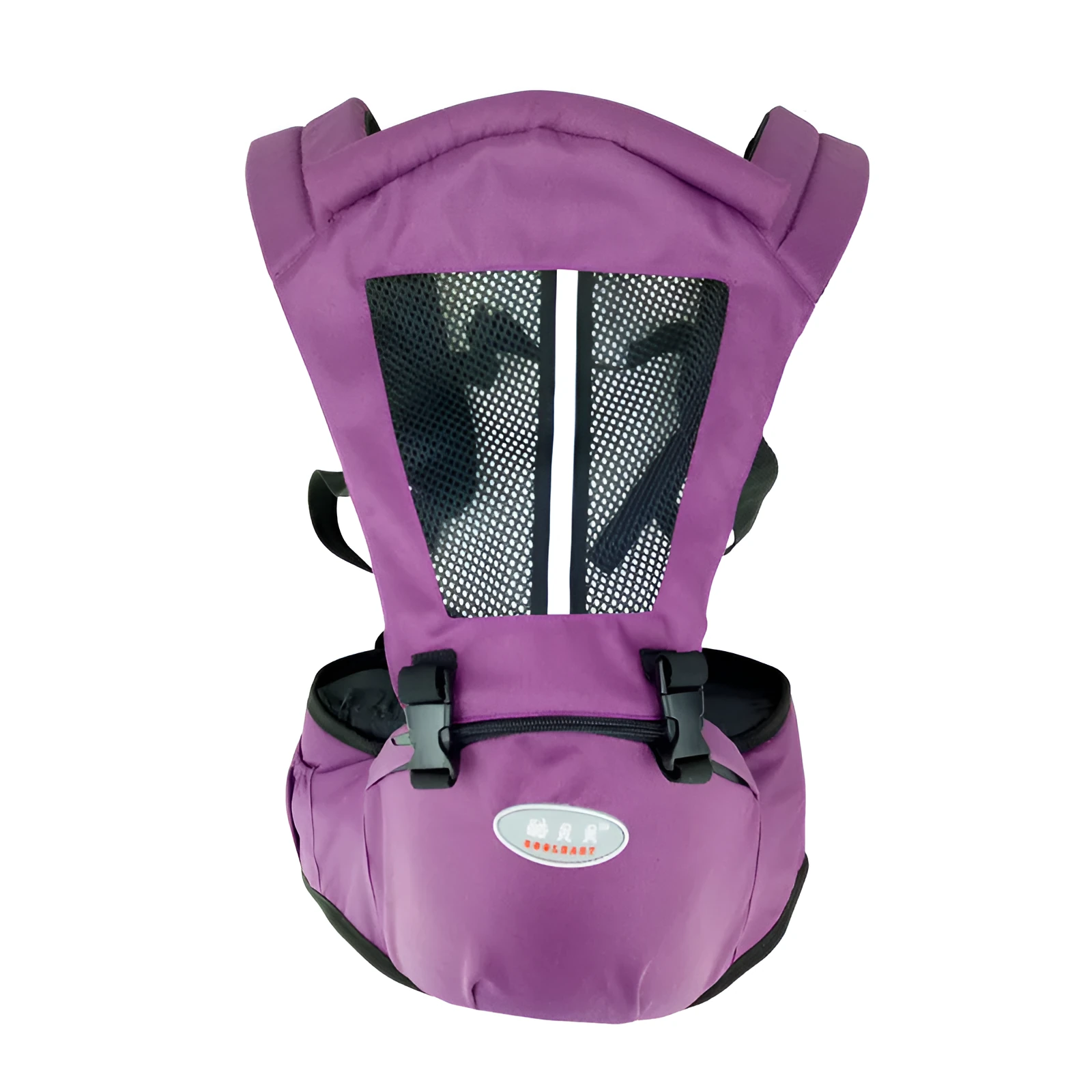 Front hold baby carrier waist stool with blue 3D breathable mesh for 3-36 months baby up to 20KG