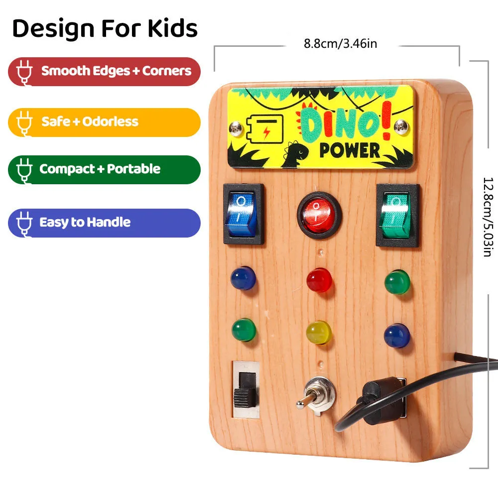 Montessori early education LED lamp holder plastic educational toy for children vision and intelligence development