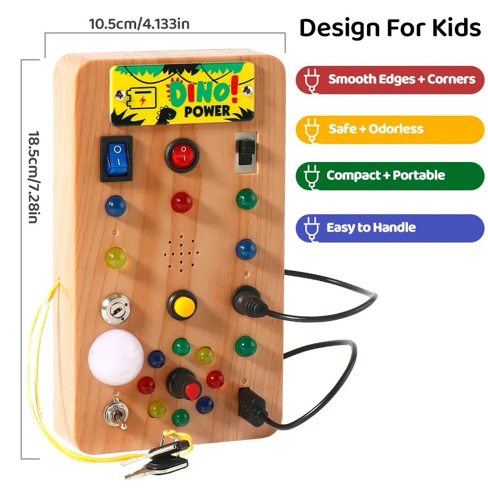 Montessori early education LED lamp holder plastic educational toy for children vision and intelligence development