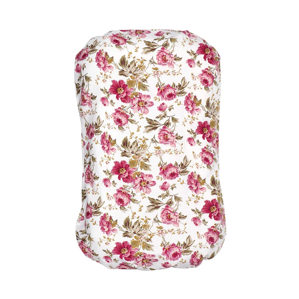Colourful cotton print portable baby crib with polyester cover, 75x45 cm