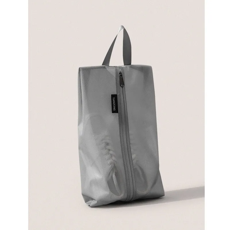 TPU protective film shoe buggy storage bag in beige, black, and gray with two sizes