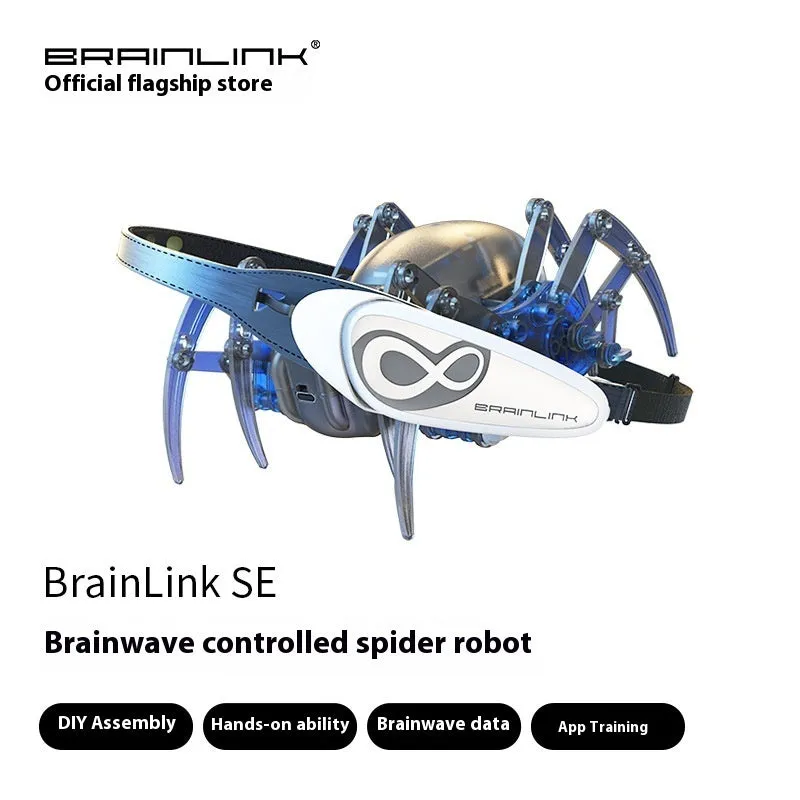 Spider suit long endurance toy with APP brain wave detection in Brainlink SE design