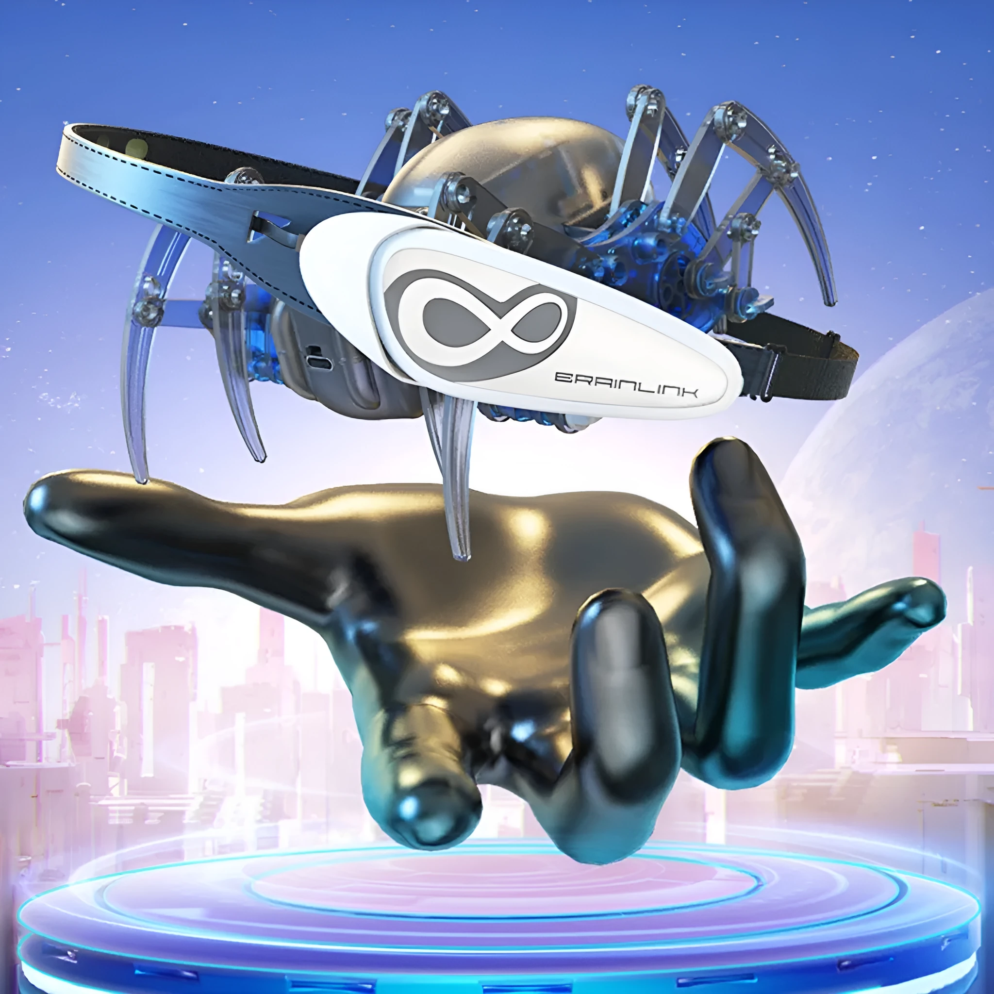 Spider suit long endurance toy with APP brain wave detection in Brainlink SE design