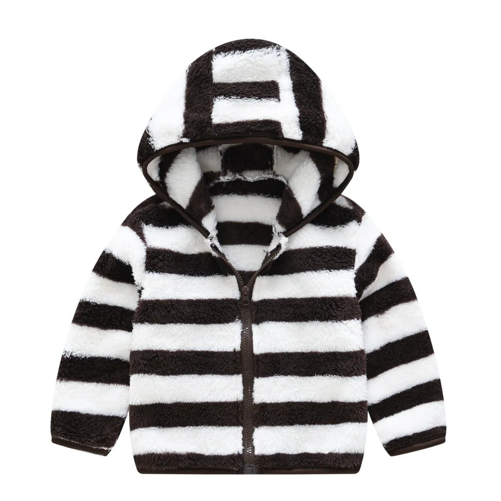 Infant toddler bear ears solid colour hoodie jacket with zipper front, cotton lining, and long sleeves, available in multiple colours
