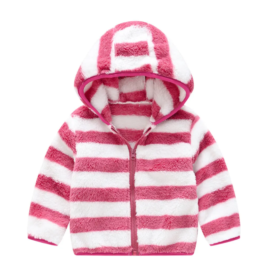 Infant toddler bear ears solid colour hoodie jacket with zipper front, cotton lining, and long sleeves, available in multiple colours