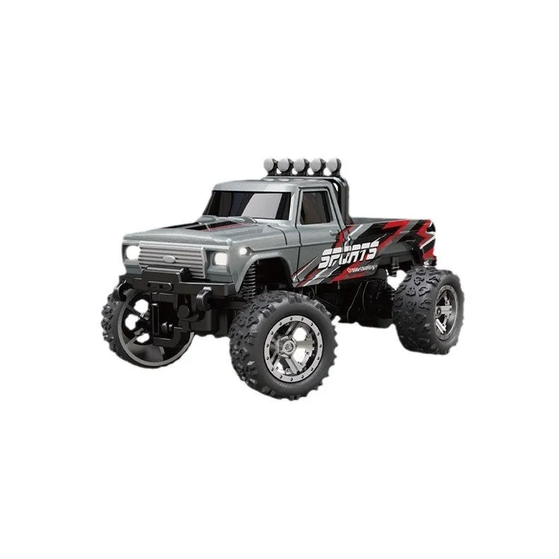 Alloy four-wheel drive electric rock crawler toy with remote control for girls aged 0-3 years in pink