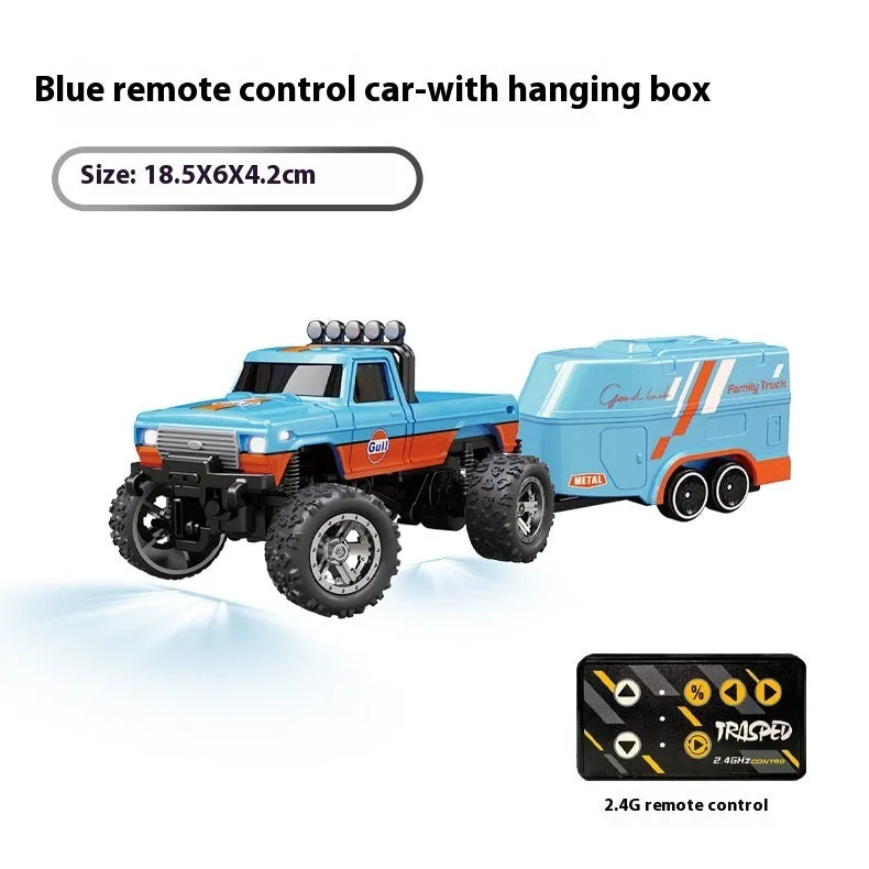 Alloy four-wheel drive electric rock crawler toy with remote control for girls aged 0-3 years in pink