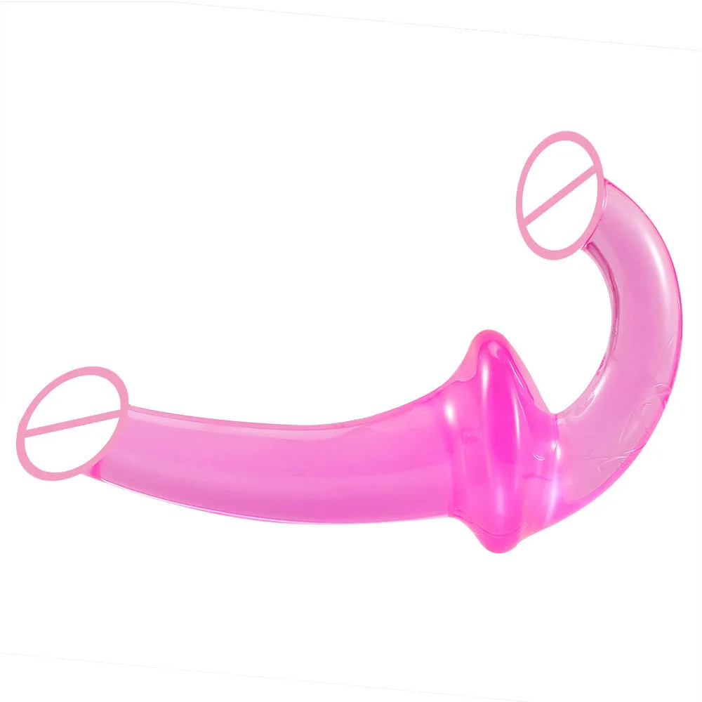 Slim TPE butt plug with simulation texture in pink, 20 x 6.6cm size